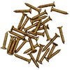 Alkan Wood Screws Brass Plated Countersunk Head Phillips 500-Piece Diameter