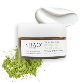 KITAO SINCE 1919 Crema hidratante facial Matcha de KITAO de Japón, crema orgánica de día y de noche para el cuidado de la piel antienvejecimiento para