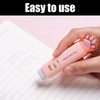 4 Pieces Cat Claw Erasers with 1 Piece Pencil Sharpener,