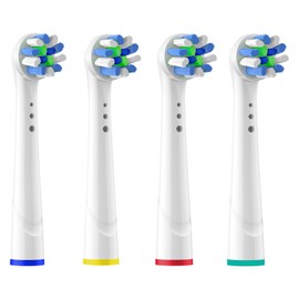 Upgraded Acoss Action Electric Toothbrush Heads Specially Designed for PRO1000-16° Cross Bristles for Enhanced Deep Cleaning&Exceptional Oral Care(4 PCS) 2