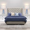 Touch Control Table Lamps with White Fabric Shade Set of