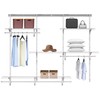 PROWORX 4-6 Ft Closet Organizer System, Adjustable Metal Wire White