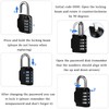 Combination Locker Padlock, 4 Digit Coded Padlock, Gym Lock, School