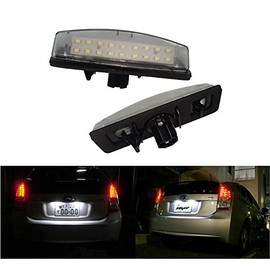 GP-XTREME Error Free LED Replacement License Plate Lamp Compatible for Toyota Camry Lexus IS300 GS300 GS400 GS430 ES300 ES330 RX330 RX350 Toyota Camry/Aurion/Prius