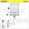 RIDEX Cabin Air Filter 424I0385 Pollen Filter Activated Carbon Height: