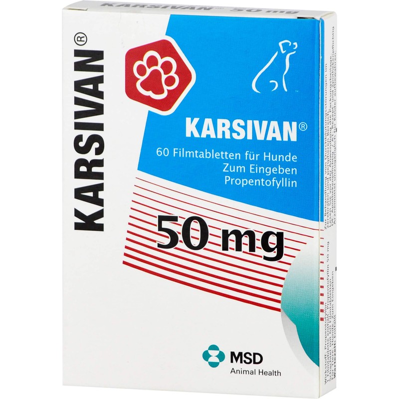 Karsivan 50 mg for senior dogs (60 tablets) more vitality