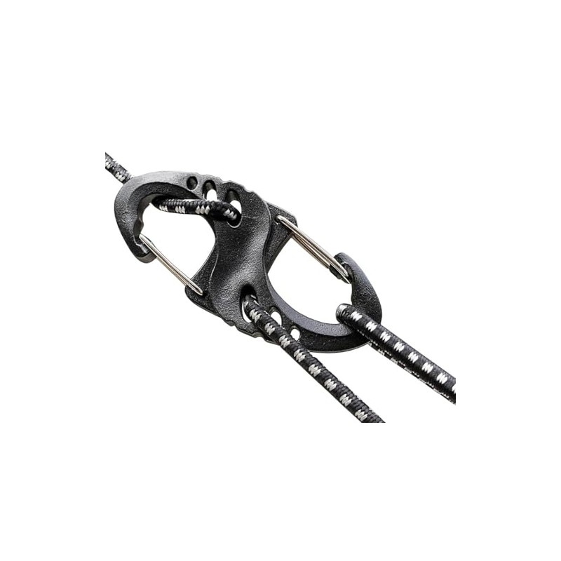 Light Plasticity Plastic S-Clip fasteners Carabiner Snap Hooks,for Camping and