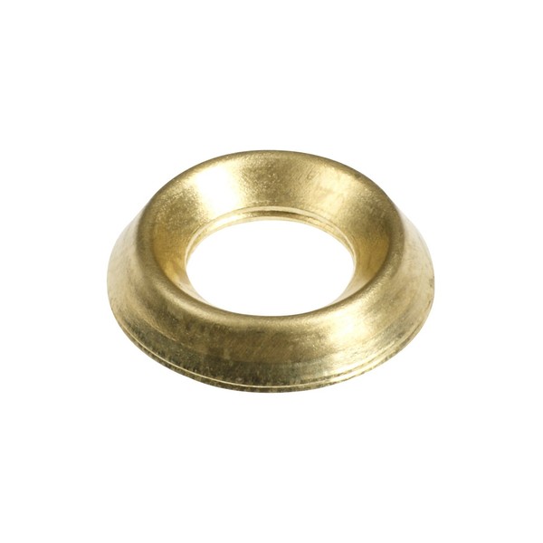 TIMCO Screw Cups Electro Brass - To fit 8 Gauge