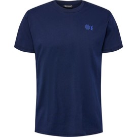 hummel Court Cotton T-Shirt S/S, Navy, S