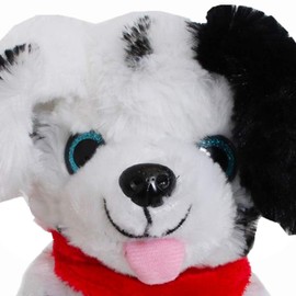 Childs Evil Dog Lady Accessories - Dalmatian Cute Dog Fancy Dress Accessory - Dalmatian Plush Movie Fancy Dress Accessory - Perfect For Book Week Or Film Fancy Dress Costumes
