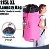 Laundry Bag 115L, College Laundry Backpack with Straps, Laundry Bags