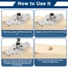 Floating Shelf Bracket Dowel Jig Kit with 1/2" x 9"