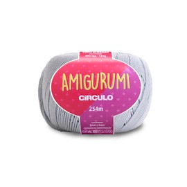 Hilo Amigurumi de Circulo - 100% algodón virgen brasileño mercerizado (paquete de 1 bola) - 4.5 onzas, 278 yardas - Sport (Glacial - 8013)