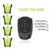 Reflective Cycling Vest with Rechargeable LED Direction Indicator Remote Control