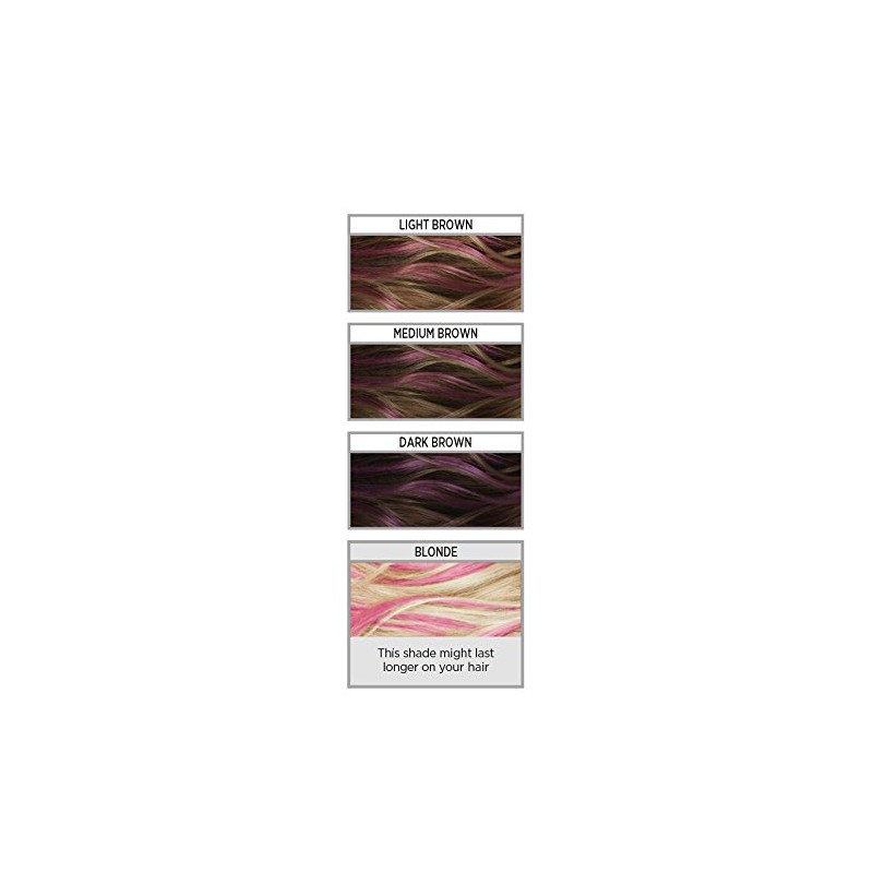 Colorista Hair Makeup Temporary Brunette Hair Colour, Mauve Purple