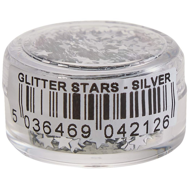 Stargazer Cosmetic Glitter Stars for use on the face -