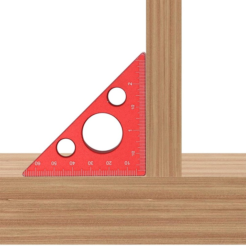 FTtool 3D Triangular Ruler Measuring Height Gauge Aluminum Alloy Markings