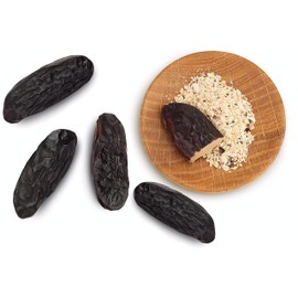 5 Premium Tonka Beans - Whole Natural Tonka Beans - 100% Raw & Pure Tonquin, Strong Fragrance (Dipteryx Odorata Tonkin Pods). Edible Premium Food-grade Cumaru Kumaru Tonka Beans For Cuisine