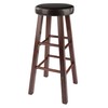 Winsome Maria 2-Piece Bar Stool Set, 30In Height, Faux Leather