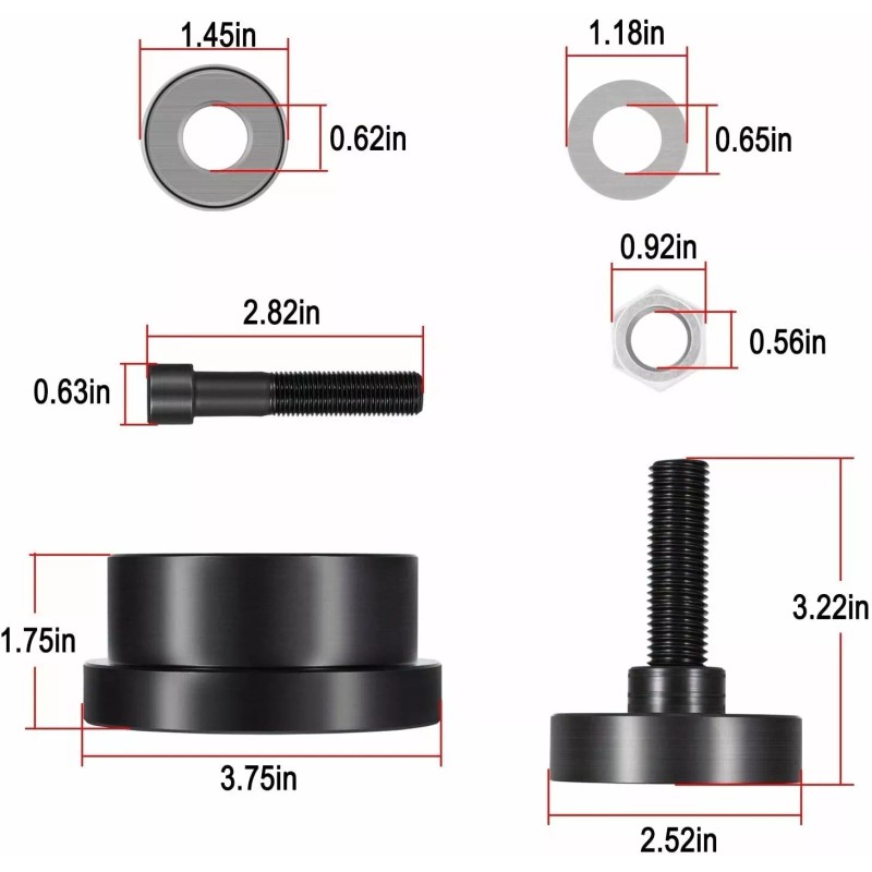 Unbranded 303-1259 Crankshaft Front Seal Installer Kit for 6.4L Ford