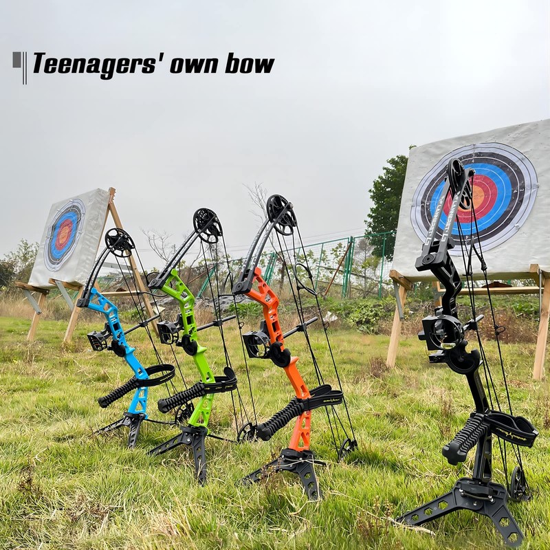 PANDARUS Compound Bow Set 10-40lbs for Pull Child Right Hand