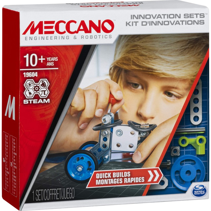 MECCANO 6047095 Set 1, Quick, S.T.E.A.M. Building Kit with Real