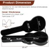 unbranded Electric Guitar Hard Case, Wooden Shell 42" Protective Carrying