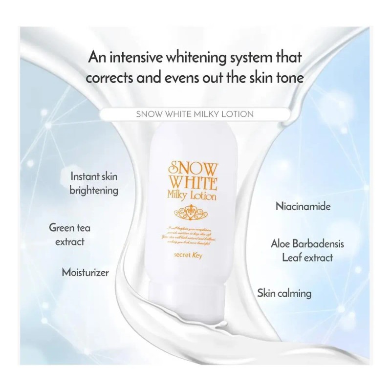Crema Milky Lotion Secret Key Snow White de 120g