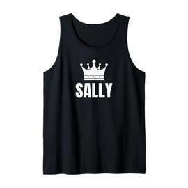 Sally Name Birthday Costume With Crown Tank Top