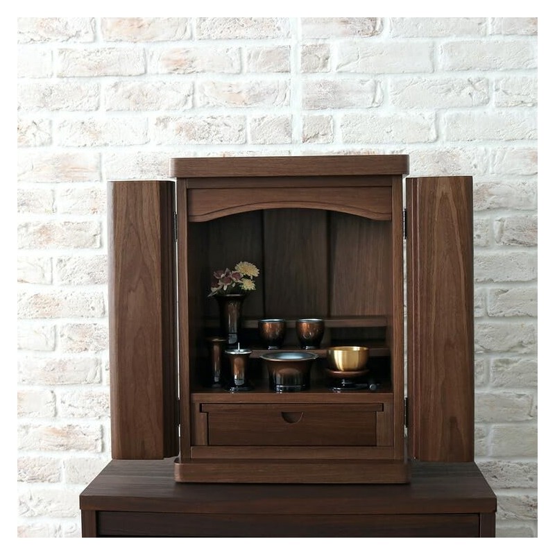 Buddhist Altar Set, 7-Piece Set, Includes Orin, Complete Set, Mini,