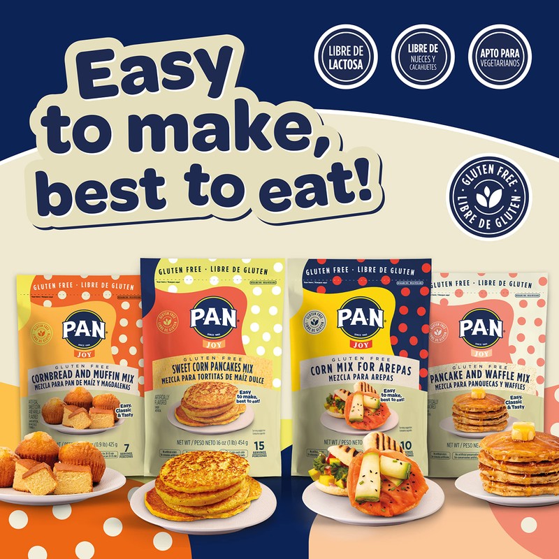P.A.N Pancake and Waffle Mix – Gluten Free 1 lb.