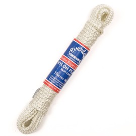 Everlasto Plaited Nylon Sash Cord Pulley Line Rope with Strong Nylon Core No.4 (6mm) x 10M