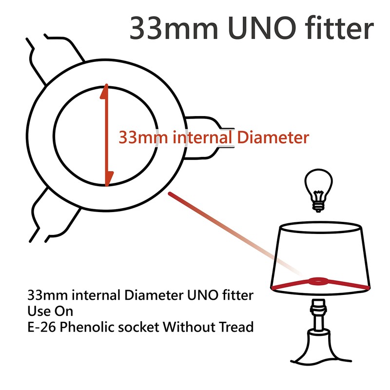 Aspen Creative 56003 Transitional Hardback Empire Shape UNO Construction Lamp
