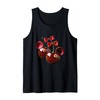 Cute Mouse Cherries coquette leopard Bow Women Girls Tank Top