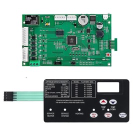 RQG 42002-0007S Control Board Kit with 472610Z Switch Pad, Fits Pentair MasterTemp 200 250 300 400, Fits Sta-Rite Max-E-Therm SR200 SR33 SR400, All NA & LP Series Pool Spa Heater