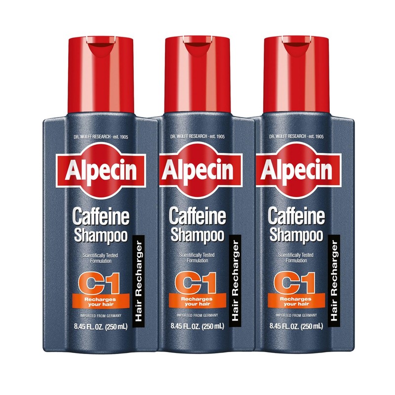 ALPECIN Multibuy 3x Champú Cafeína C1 Energizante para el Cabello