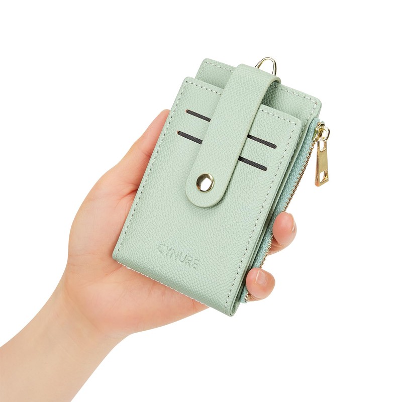 Cynure Women & Men Leather RFID Blocking Card Holder Slim