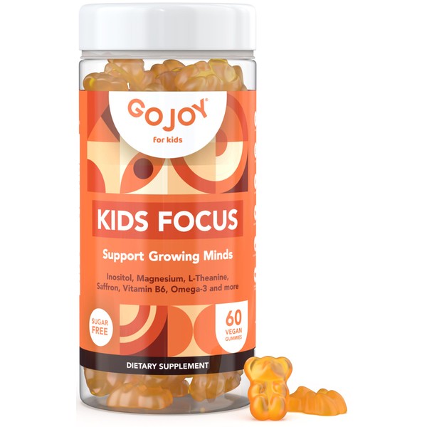 GOJOY NATURALS Kids Focus Gummies - 7-in-1 Focus & Attention