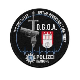 Copytec Patch Round Police Hamburg Special Operations Task Force #41292