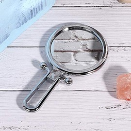 Espejo de Maquillaje Doble Cara Iluminado 10x Plegable para Viajes y Casa                                                                             