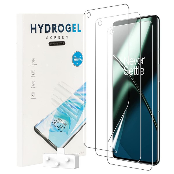 KZIOACSH 3 Pack Screen Protector for OnePlus 11 5G 2023,