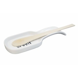 Urban Kitchen Stoneware Spoon Rest, White