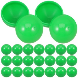jojofuny Pack of 50 Lottery Balls Balls for Opening Filling Colourful Bingo Balls Replacement 3 cm Separable Plastic Balls Empty Round Capsules Lotto Balls Table Tennis Balls Gamble Game