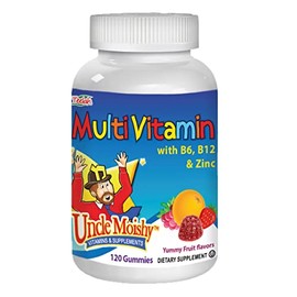 Uncle Moishy Childrens Multi-Vitamin Mineral Jellies with Choline - 120 Jellies