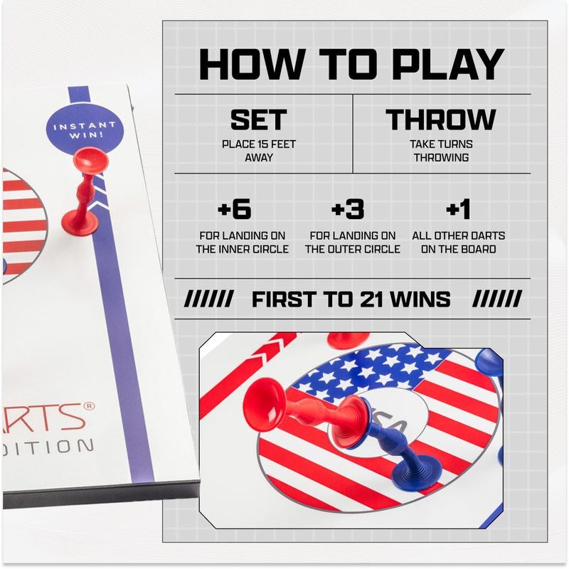 Popdarts Tourney Boards Set - Color: USA