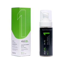 Aloevida LAB espuma limpiadora facial - Piel Joven y Piel Equilibrada | N+R 1 (Nutre + Refuerza) 160 ml