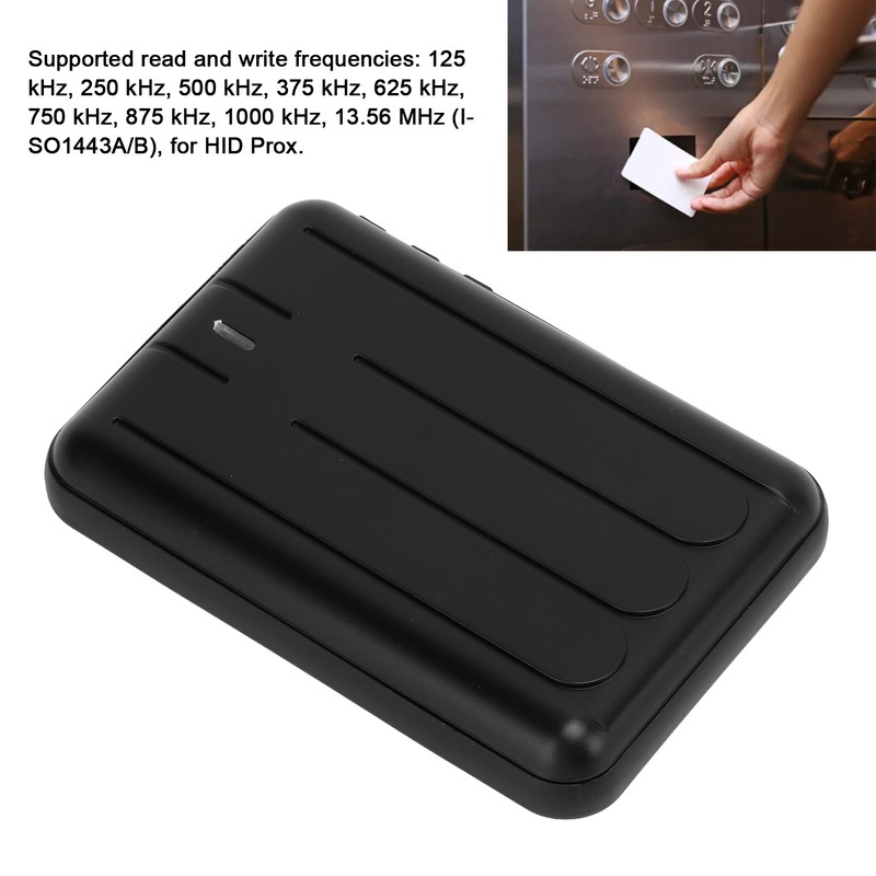Card Copier Multifunction Black Handheld Multifrequency IC ID Cards Writer