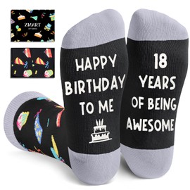 Zmart 18th Birthday Gifts Ideas for Boys - Socks for 18 Year Old Boys Girls, Young Adult Birthday Gifts