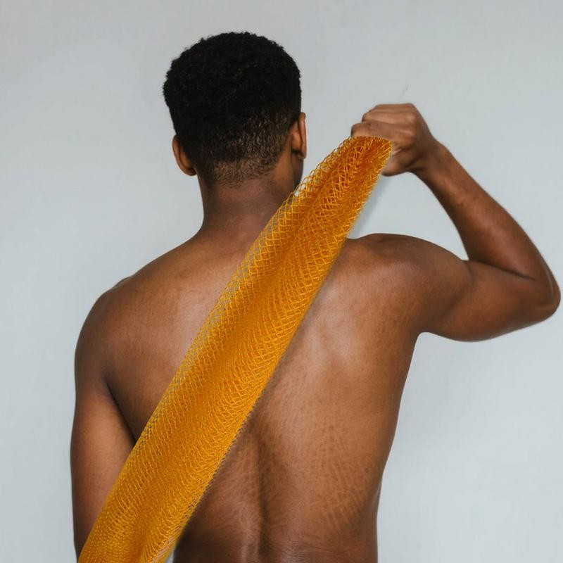 African Exfoliating Net Sponge, Ethically Sourced from Nigeria Bath Sponge