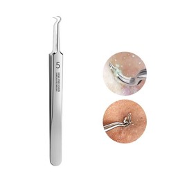(Hook) Pointed sebum extraction tweezers removal sebum extraction blackhead tweezers / (갈고리) 뾰족한 피지뽑는핀셋 제거 피지뽑기 블랙헤드핀셋